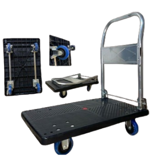 Plataforma plegable con refuerzos de aluminio en la base (200kg)